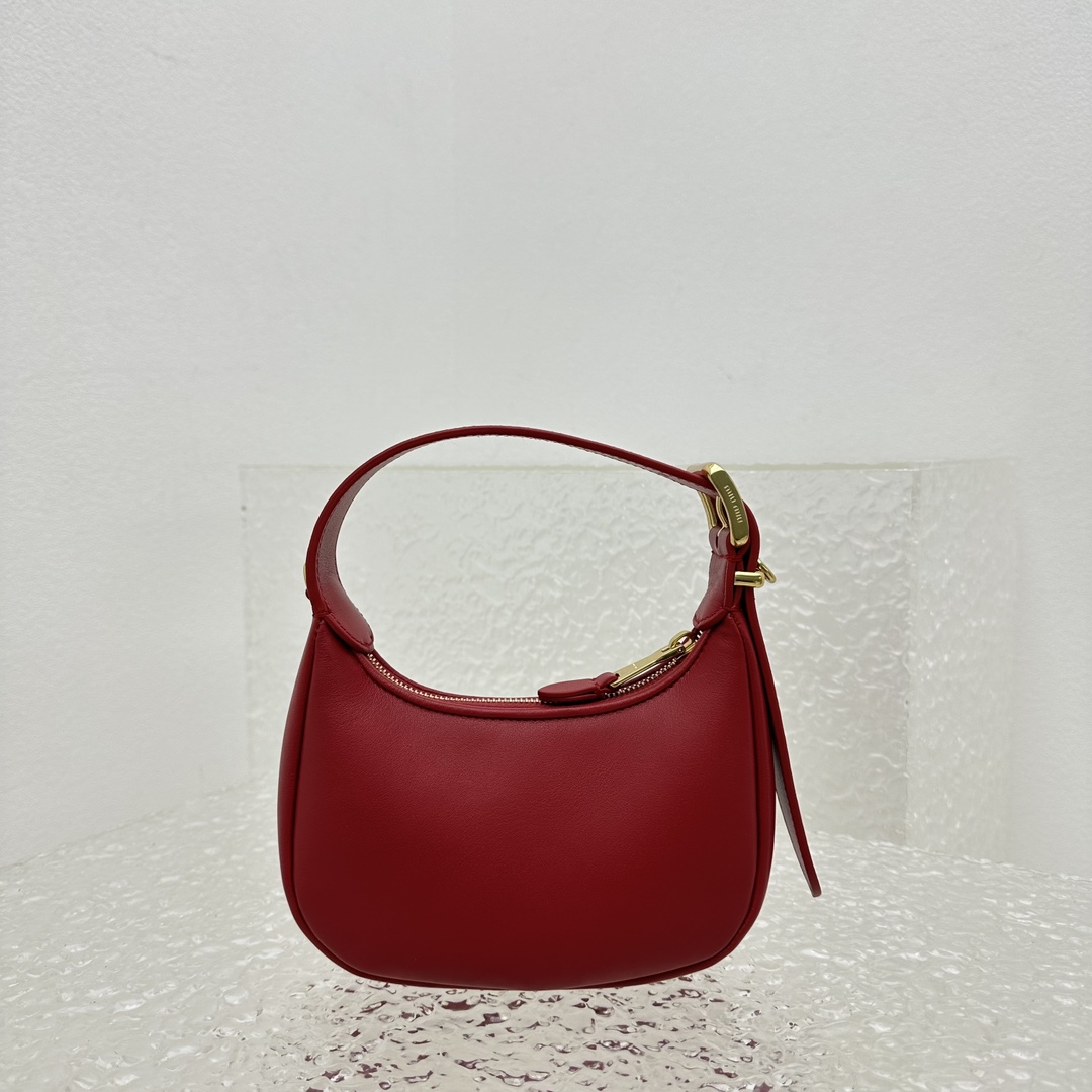 Miu Miu Leather Hobo Bag - EUR FASHION