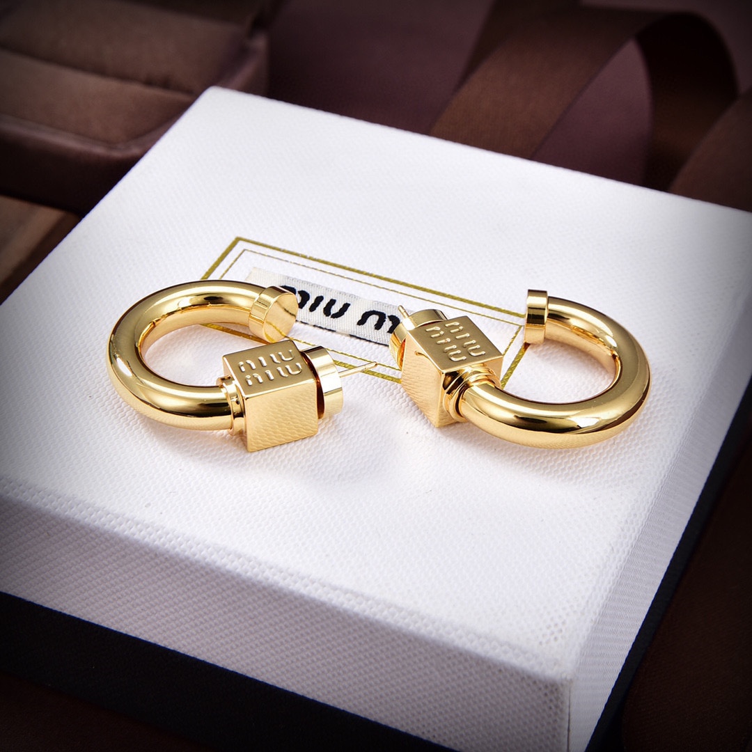 Miu Miu Metal Earrings - EUR FASHION