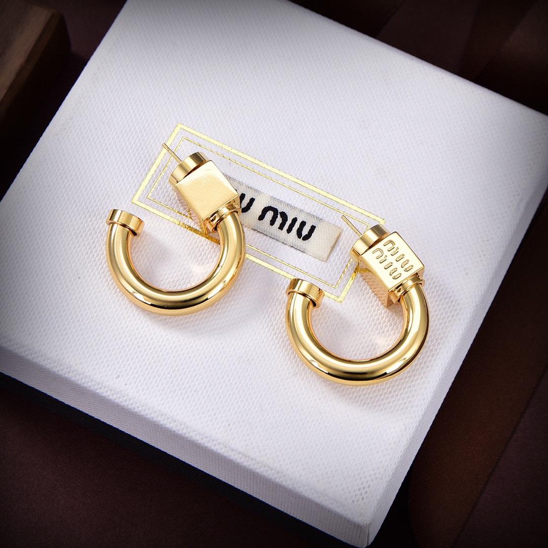 Miu Miu Metal Earrings - EUR FASHION