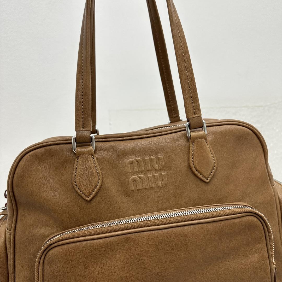 Miu Miu Nappa Leather Top-handle Bag - EUR FASHION