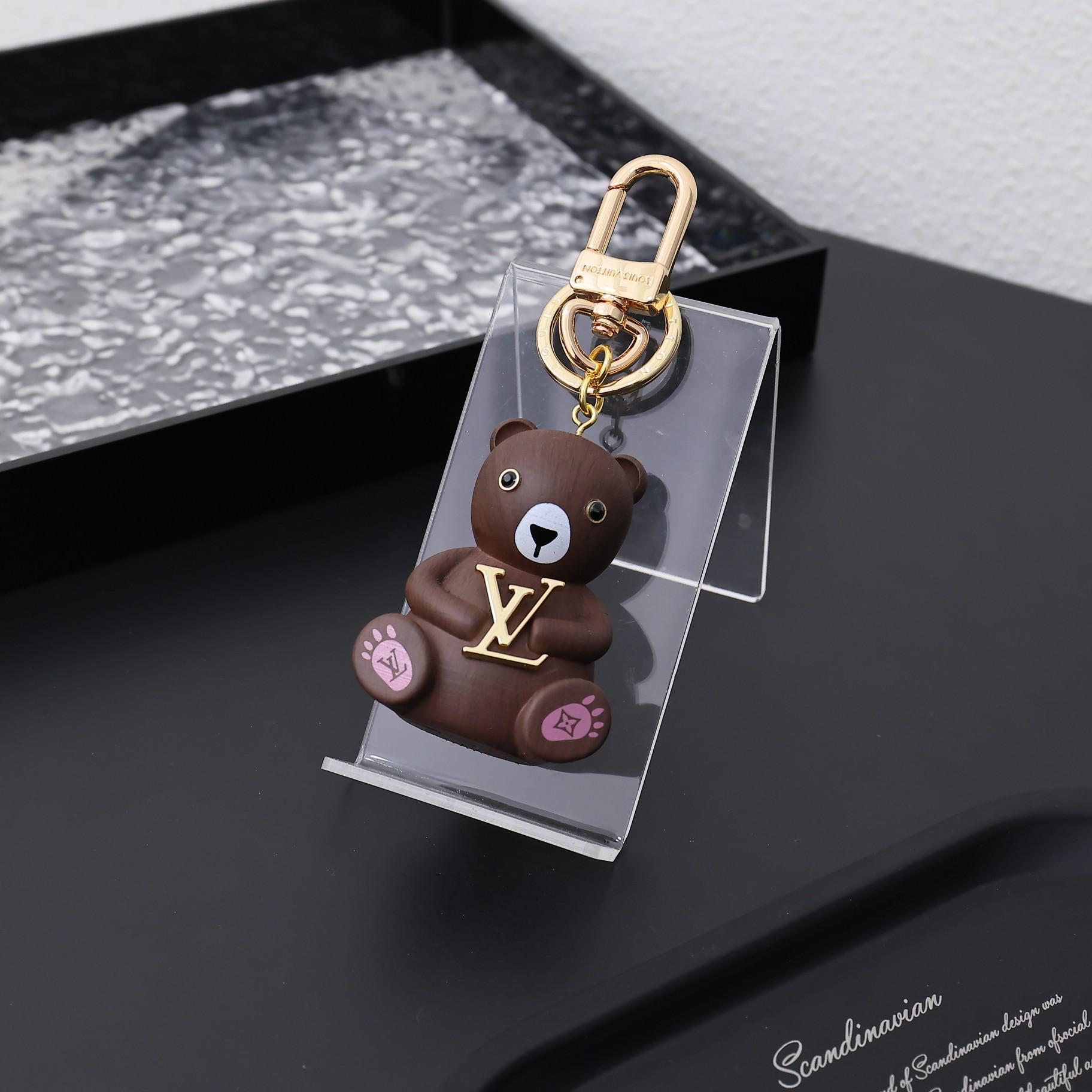 Louis Vuitton LV Teddy Bear Keyring And Bag Charm   M01360 - EUR FASHION