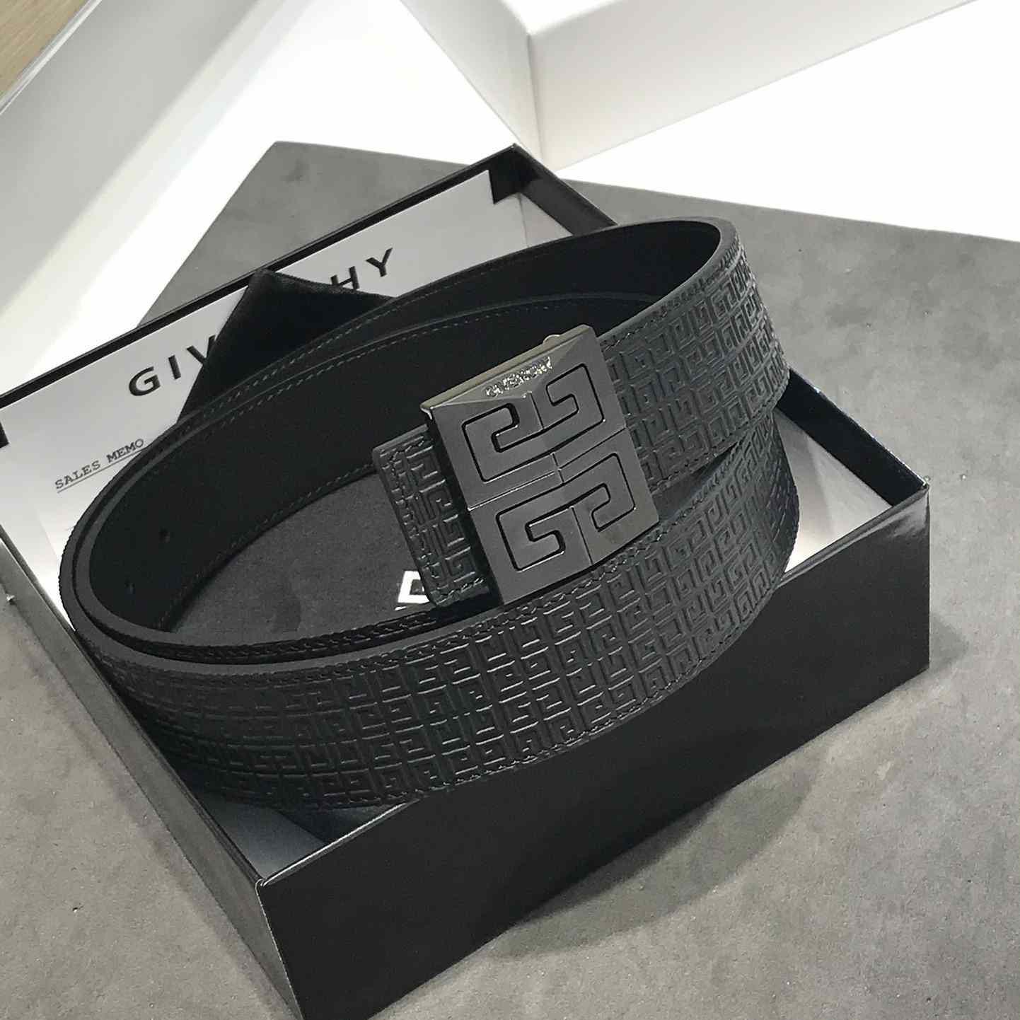 Givenchy 4G Reversible Belt In Leather And 4G Coated Canvas - EUR FASHION