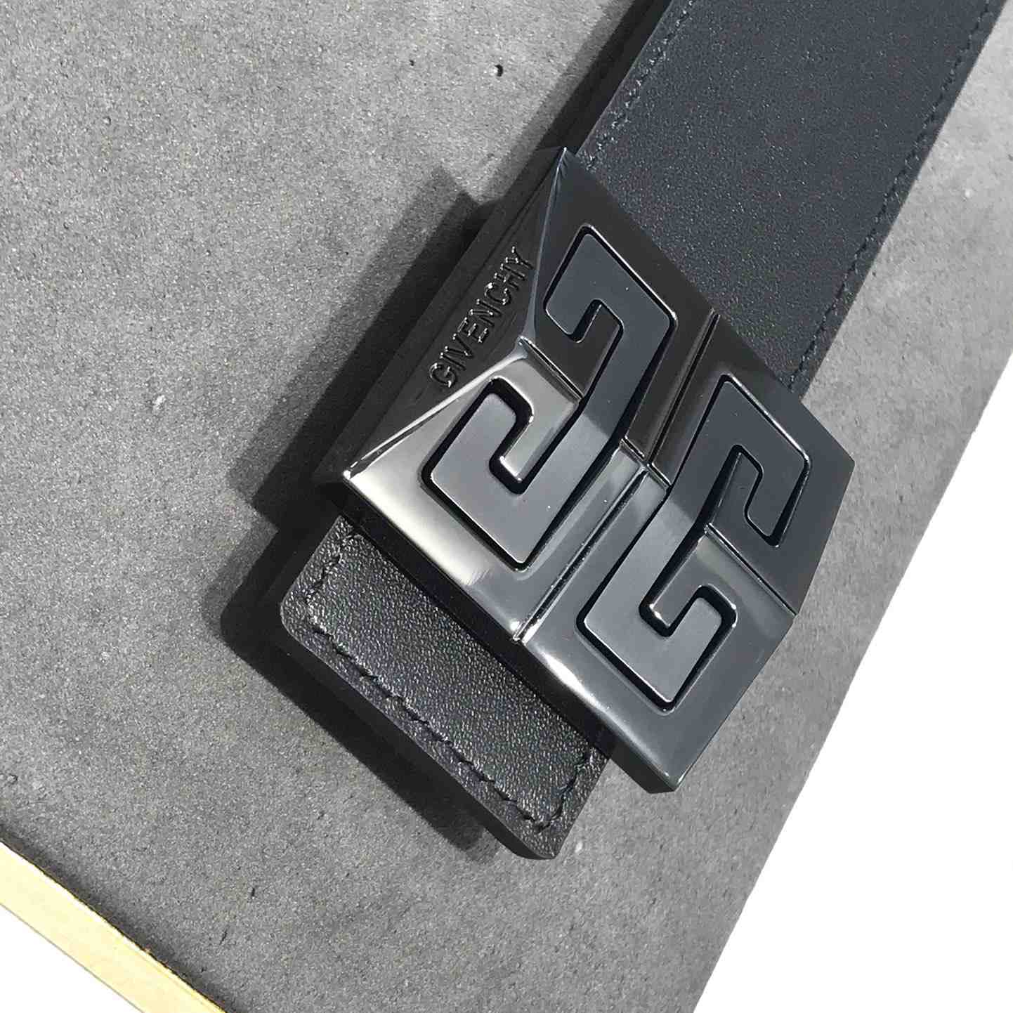 Givenchy 4G Reversible Belt In Leather And 4G Coated Canvas - EUR FASHION