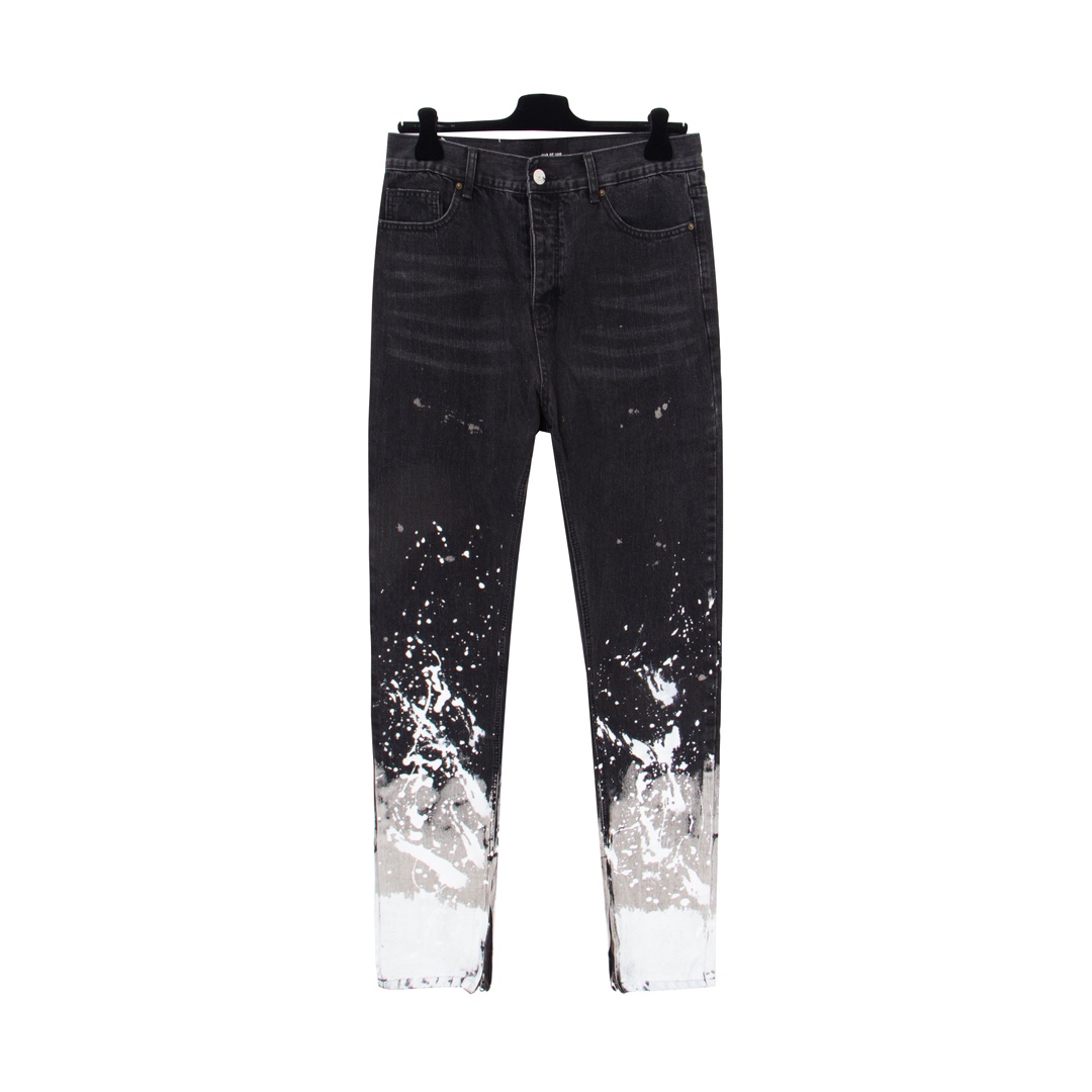 Fear Of God Denim Zip Detail Painters Selvedge Jeans - EUR FASHION