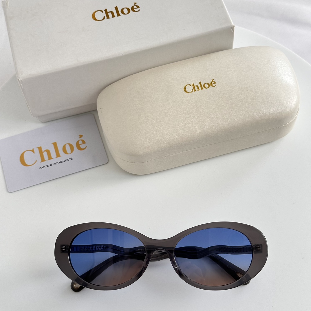 Chloe Eyewear Oval Frame Sunglasses   CH0088S - EUR FASHION