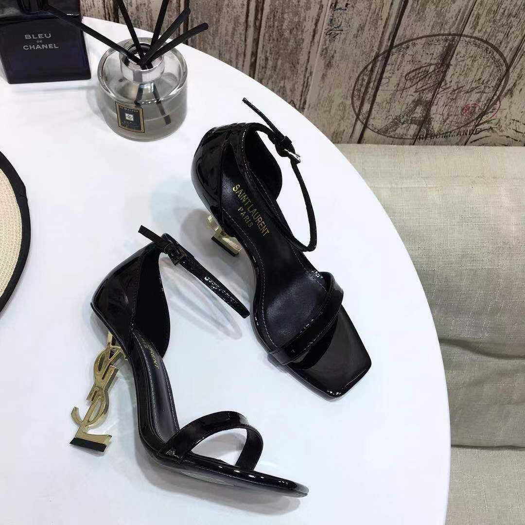 Saint Laurent YSL Heel Sandals - EUR FASHION