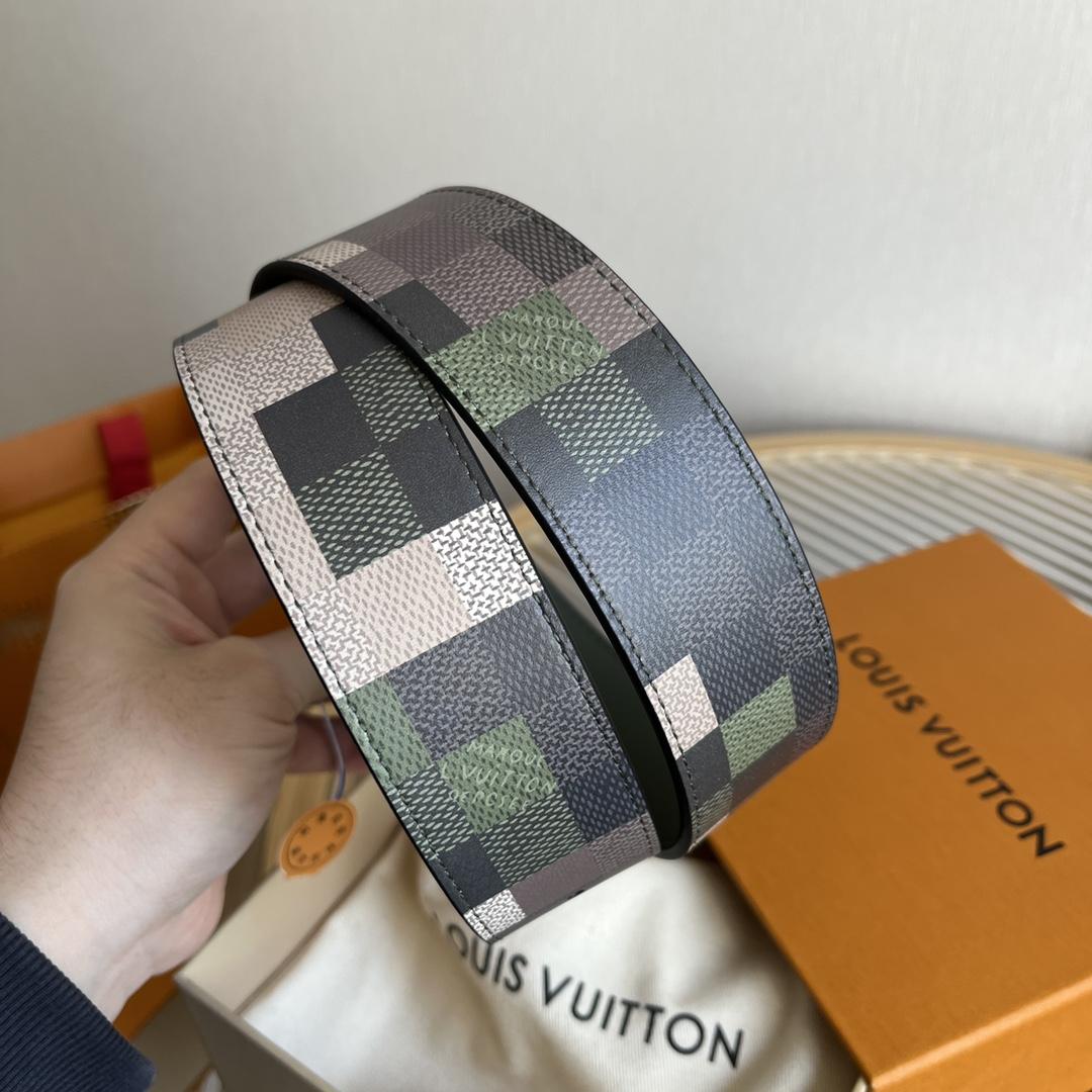 Louis Vuitton LV Mega Pixel 40mm Reversible Belt - EUR FASHION