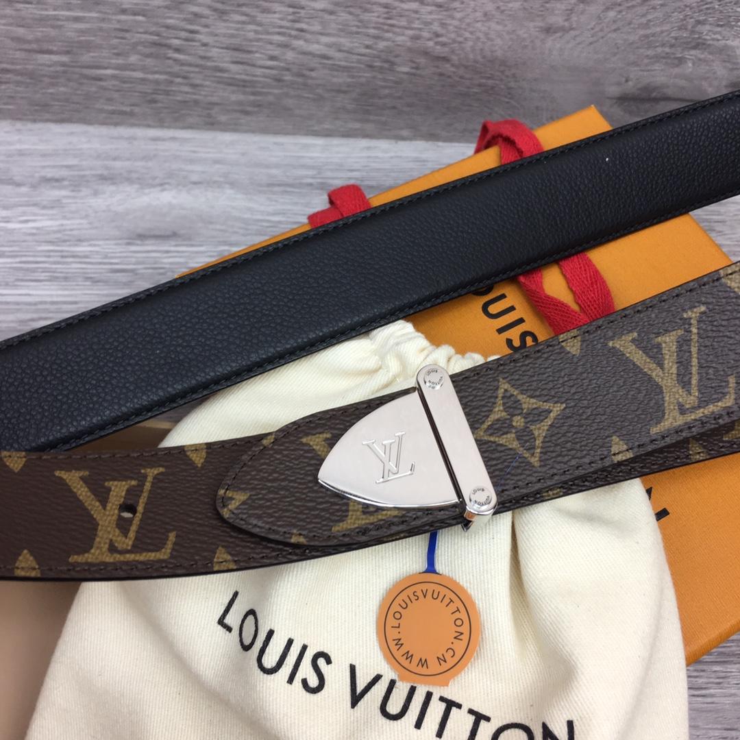 Louis Vuitton LV Trunk 35mm Reversible Belt - EUR FASHION