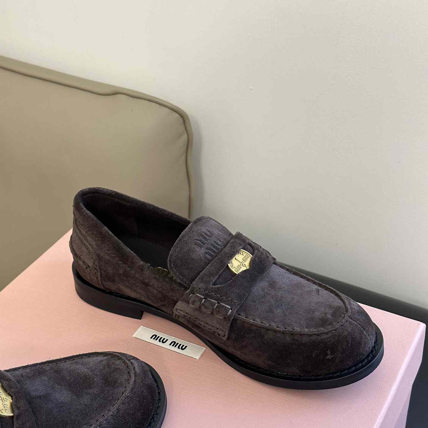 Miu Miu Suede Loafers - EUR FASHION