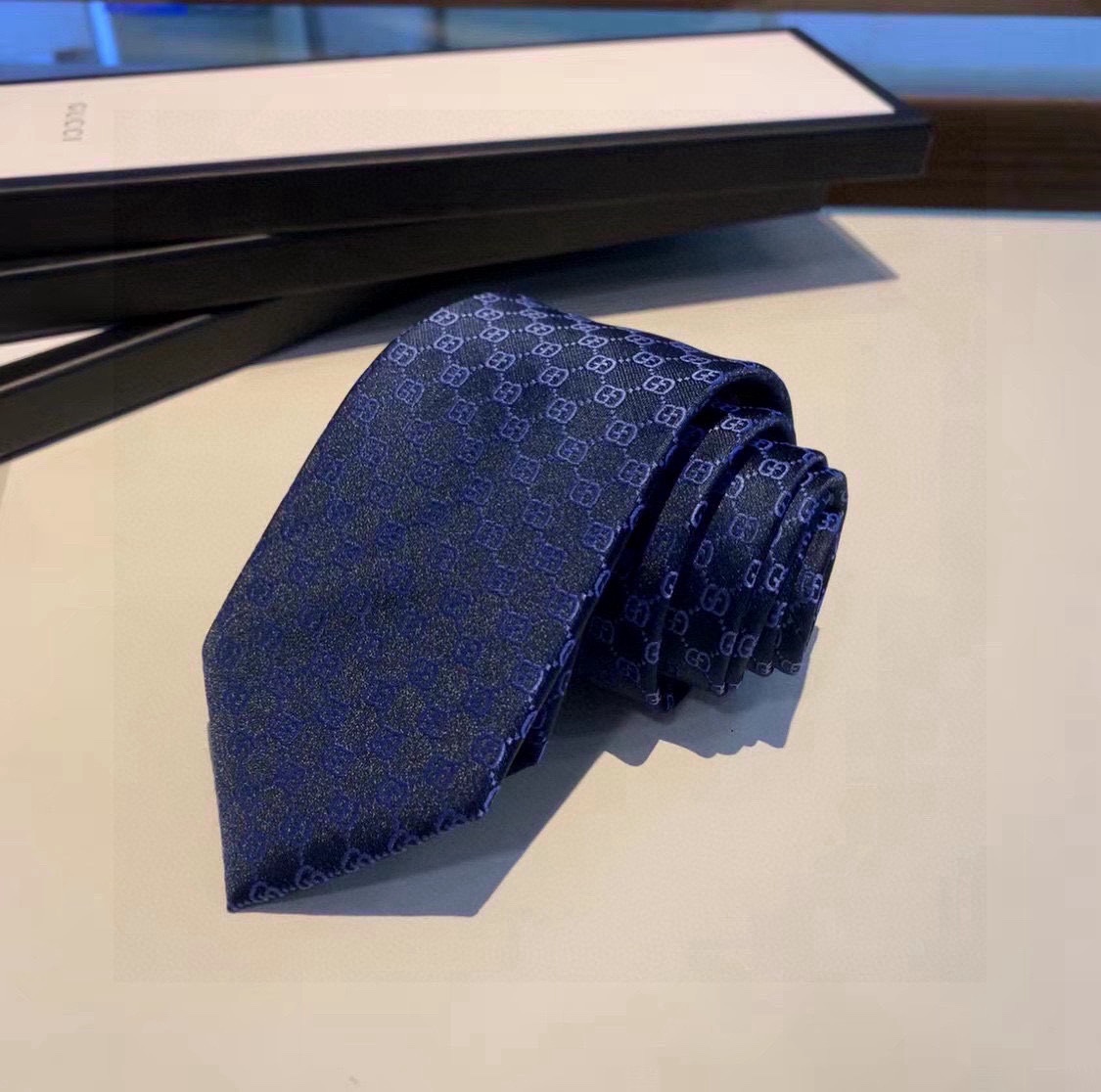 Gucci GG Pattern Silk Tie - EUR FASHION