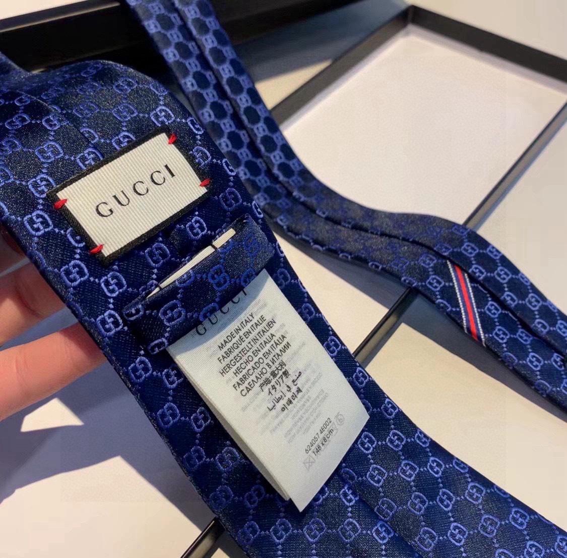 Gucci GG Pattern Silk Tie - EUR FASHION