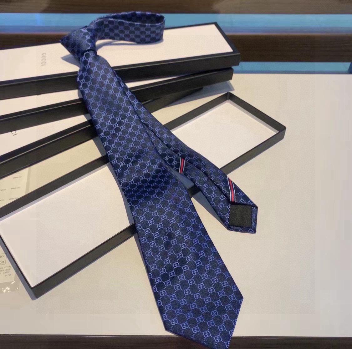 Gucci GG Pattern Silk Tie - EUR FASHION