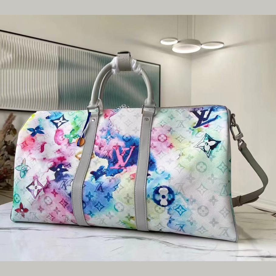 Louis Vuitton Keepall 50 Monogram Watercolor - EUR FASHION