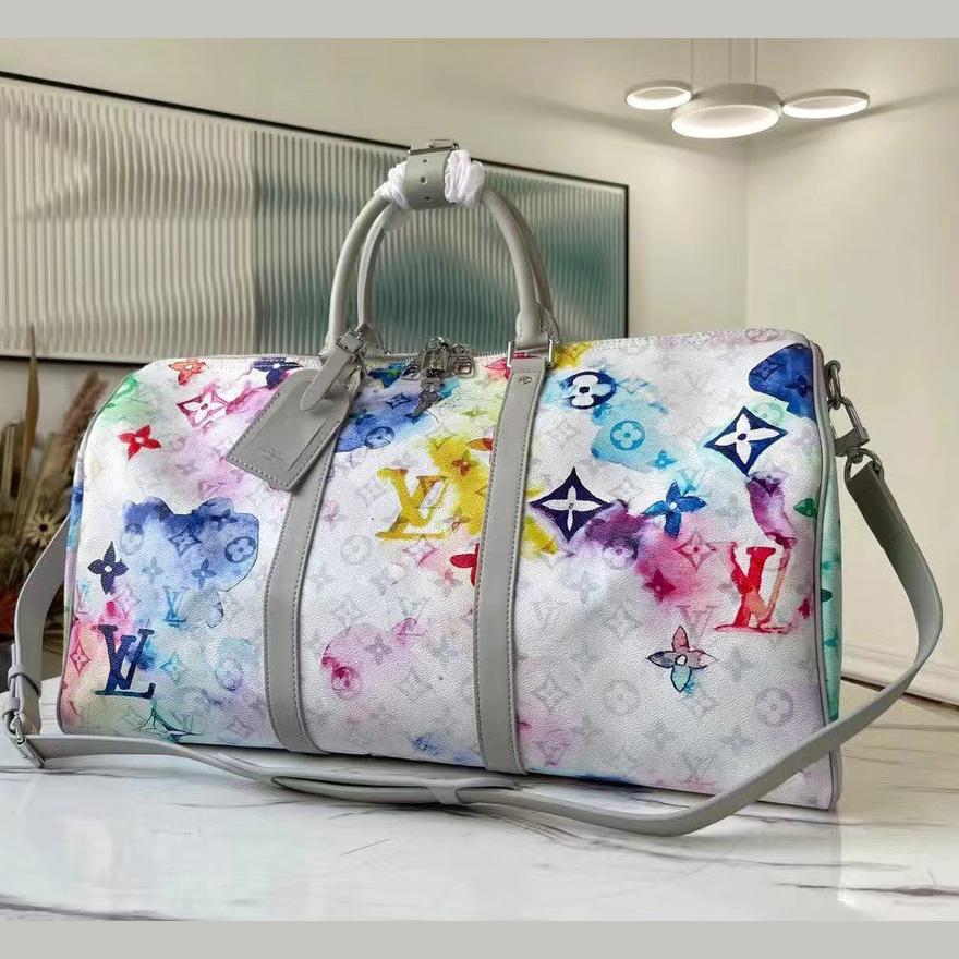 Louis Vuitton Keepall 50 Monogram Watercolor - EUR FASHION