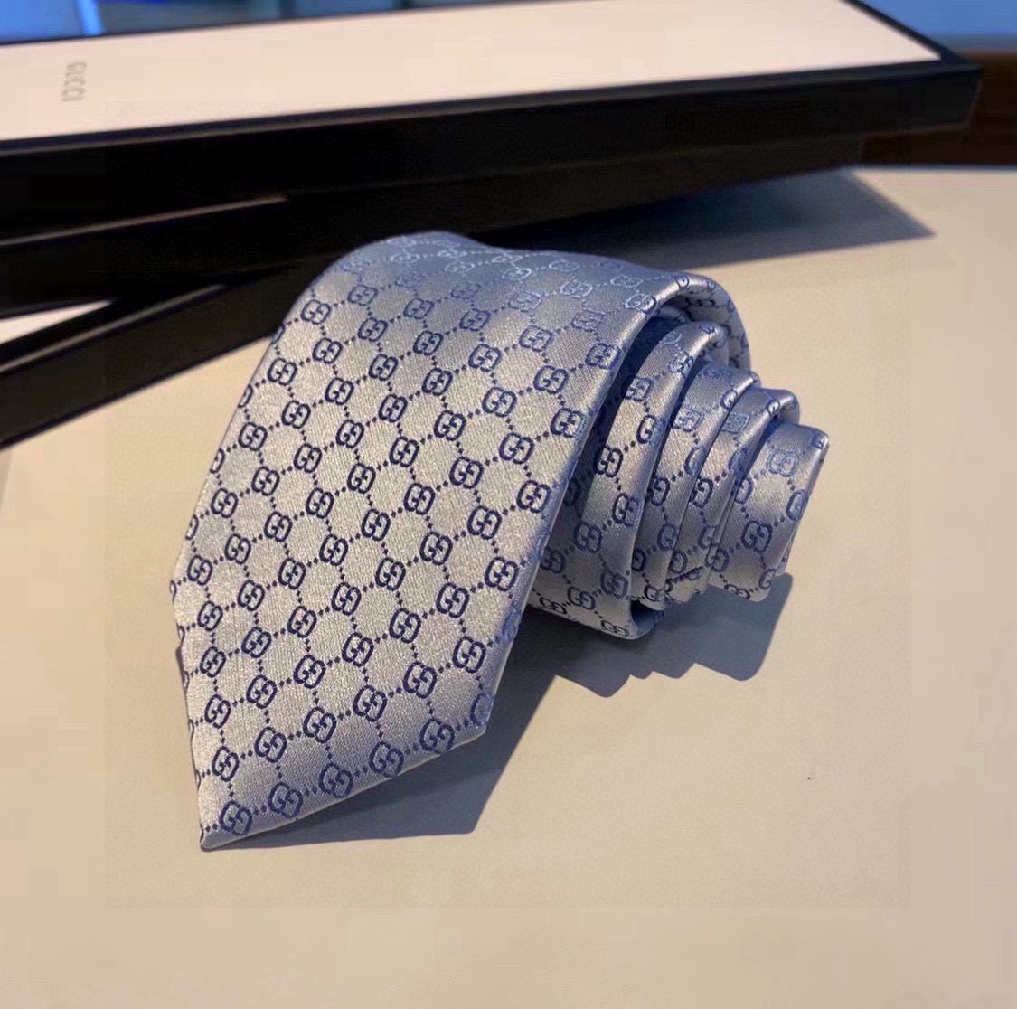 Gucci GG Pattern Silk Tie - EUR FASHION