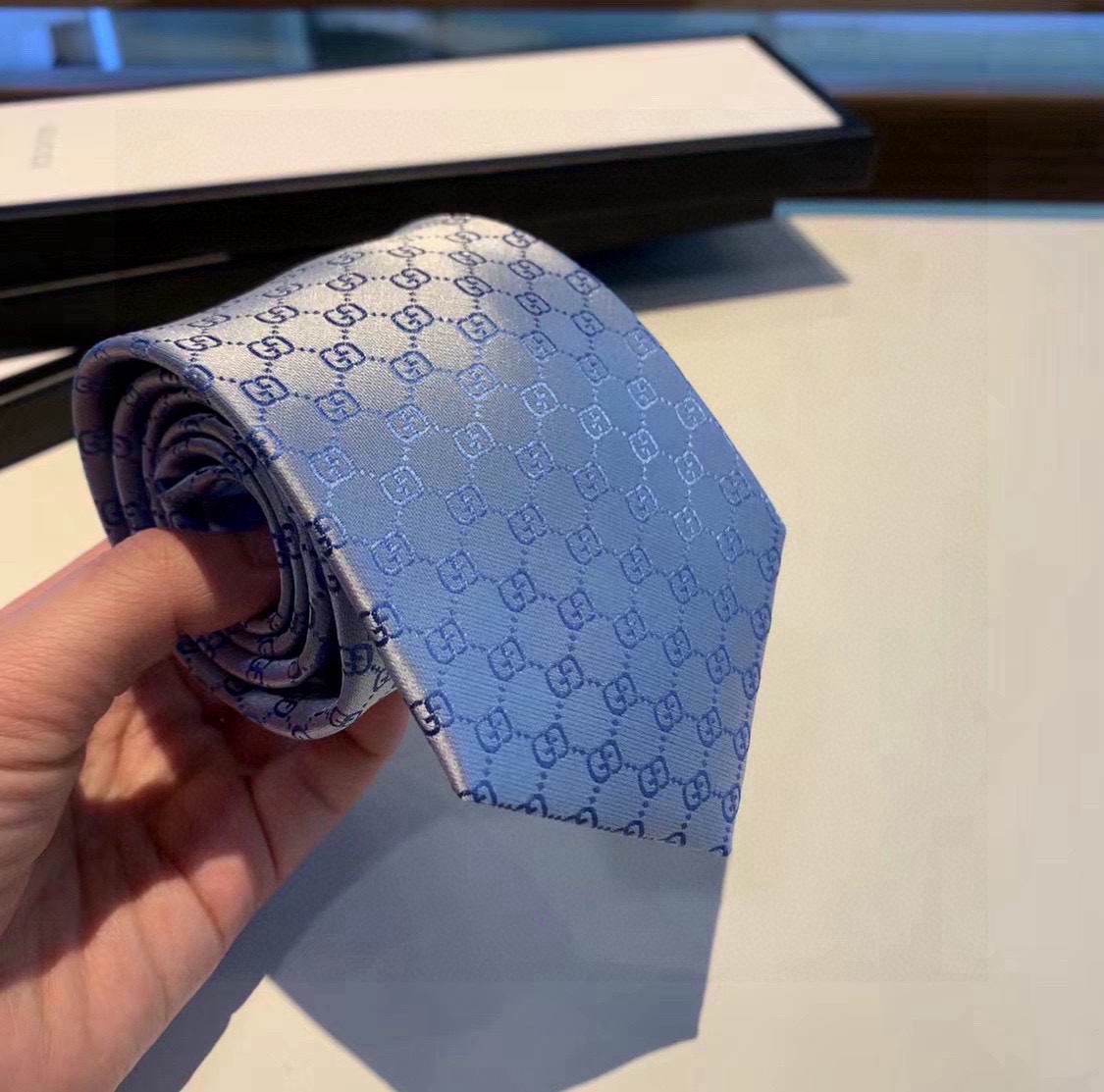 Gucci GG Pattern Silk Tie - EUR FASHION