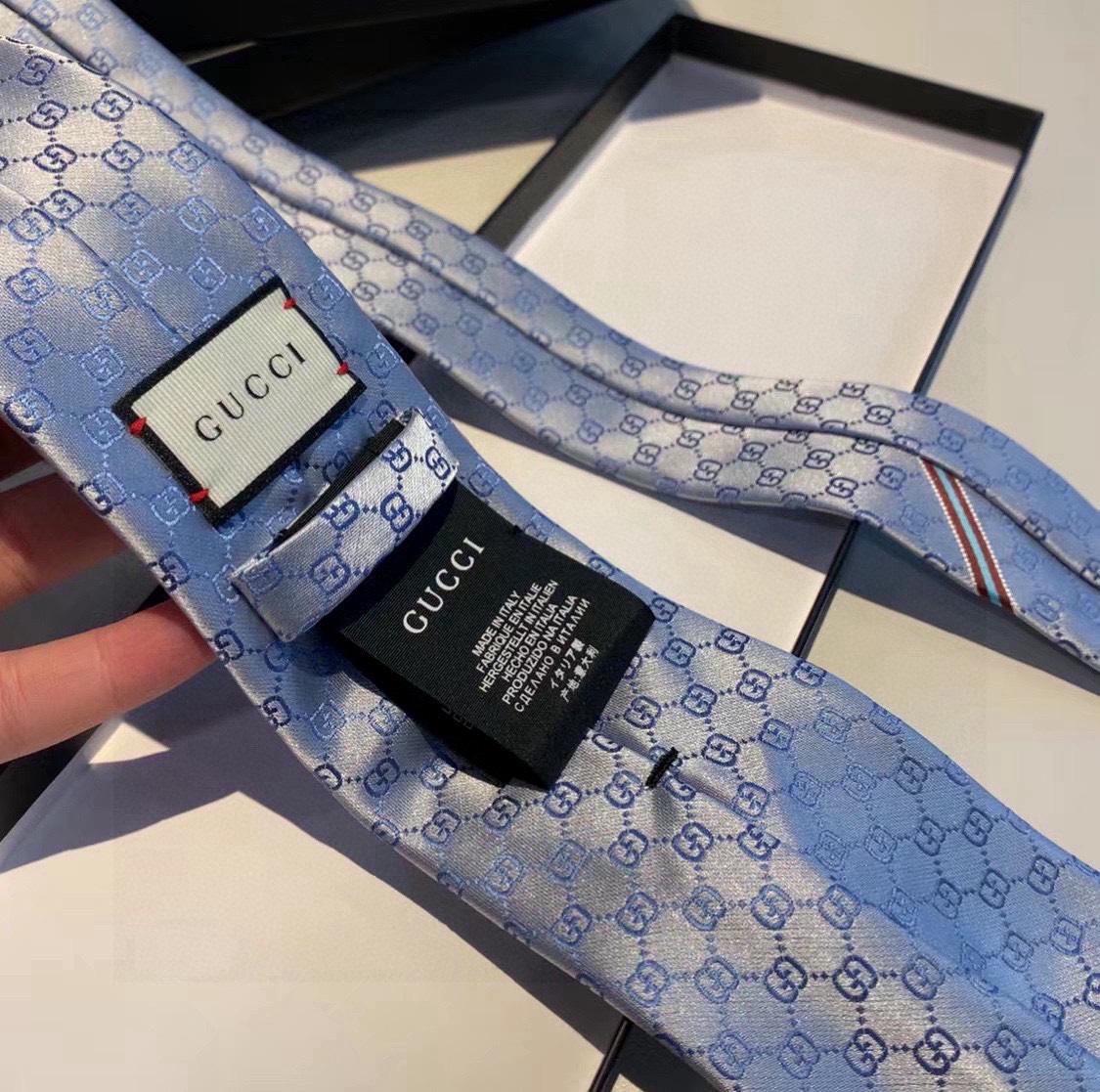 Gucci GG Pattern Silk Tie - EUR FASHION