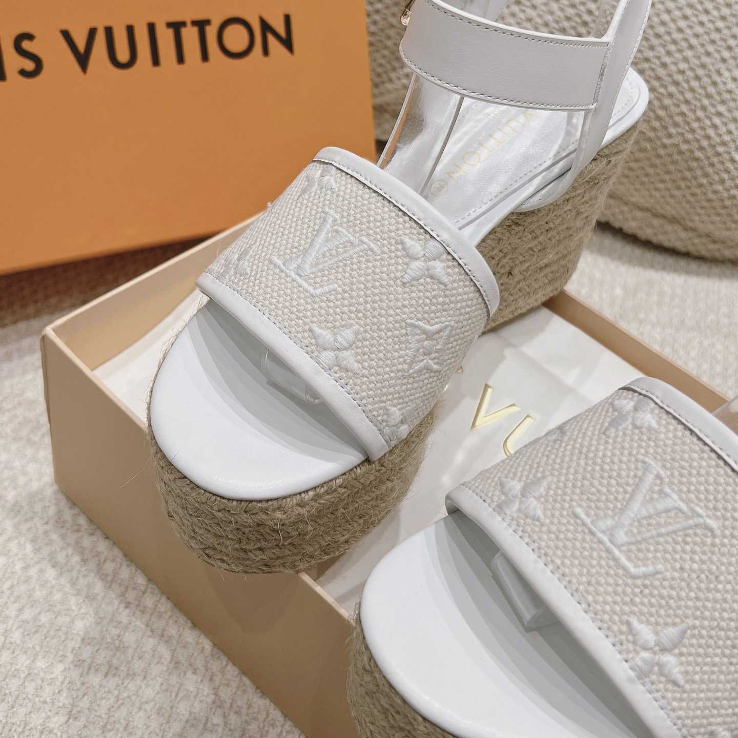 Louis Vuitton Starboard Wedge Sandal   - EUR FASHION