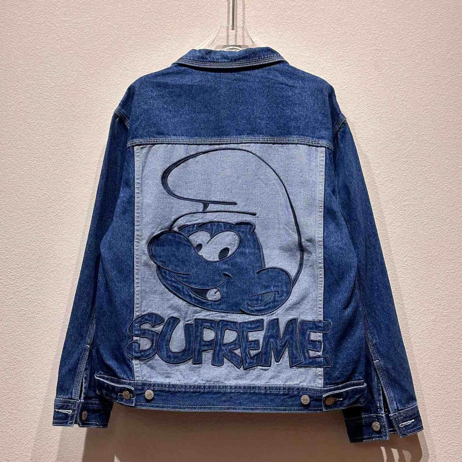 Supreme Studded Denim Trucker Jacket - EUR FASHION