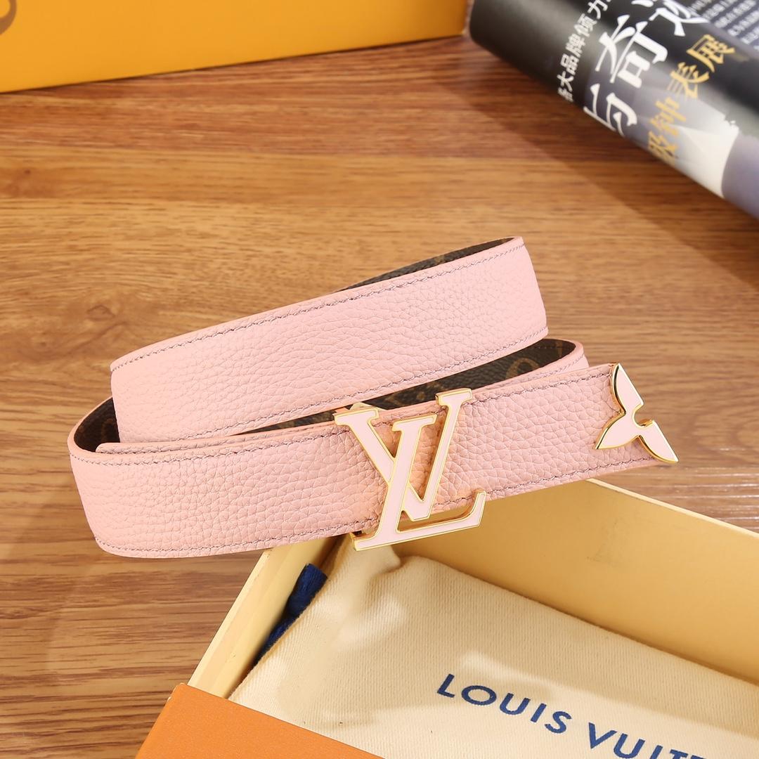 Louis Vuitton Pretty LV Enamel 30mm Reversible Belt   M8231U - EUR FASHION