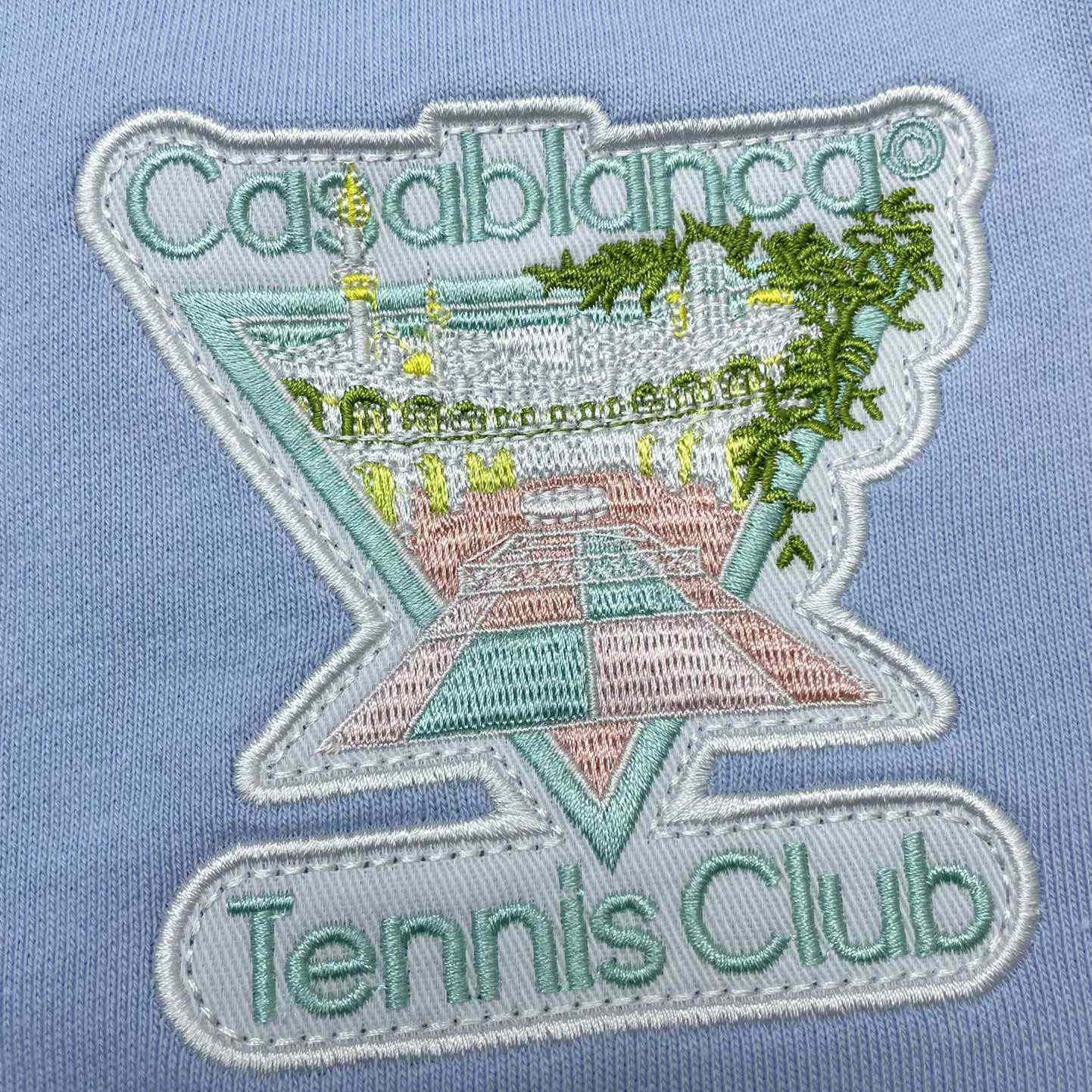 Casablanca Tennis Club Icon-appliqué Shorts    c724 - EUR FASHION