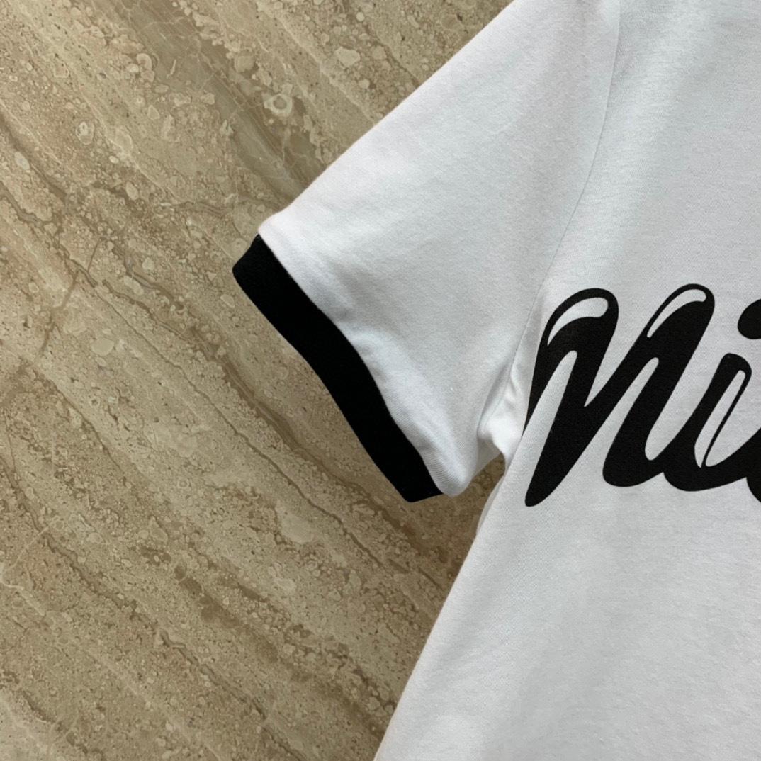 Miu Miu Logo-Printed Cropped T-Shirt - EUR FASHION