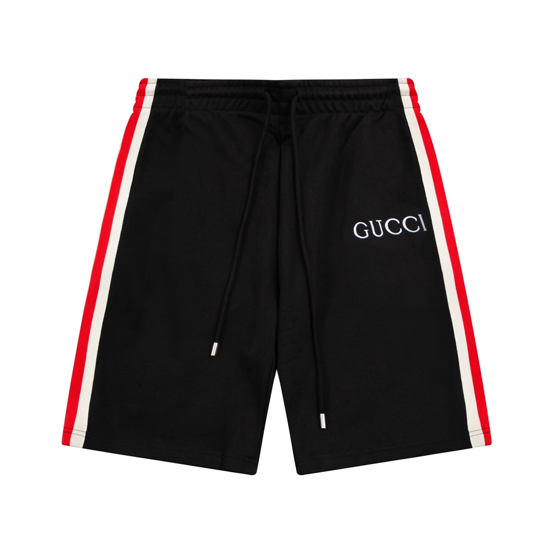 Gucci Cotton Shorts With Web - EUR FASHION