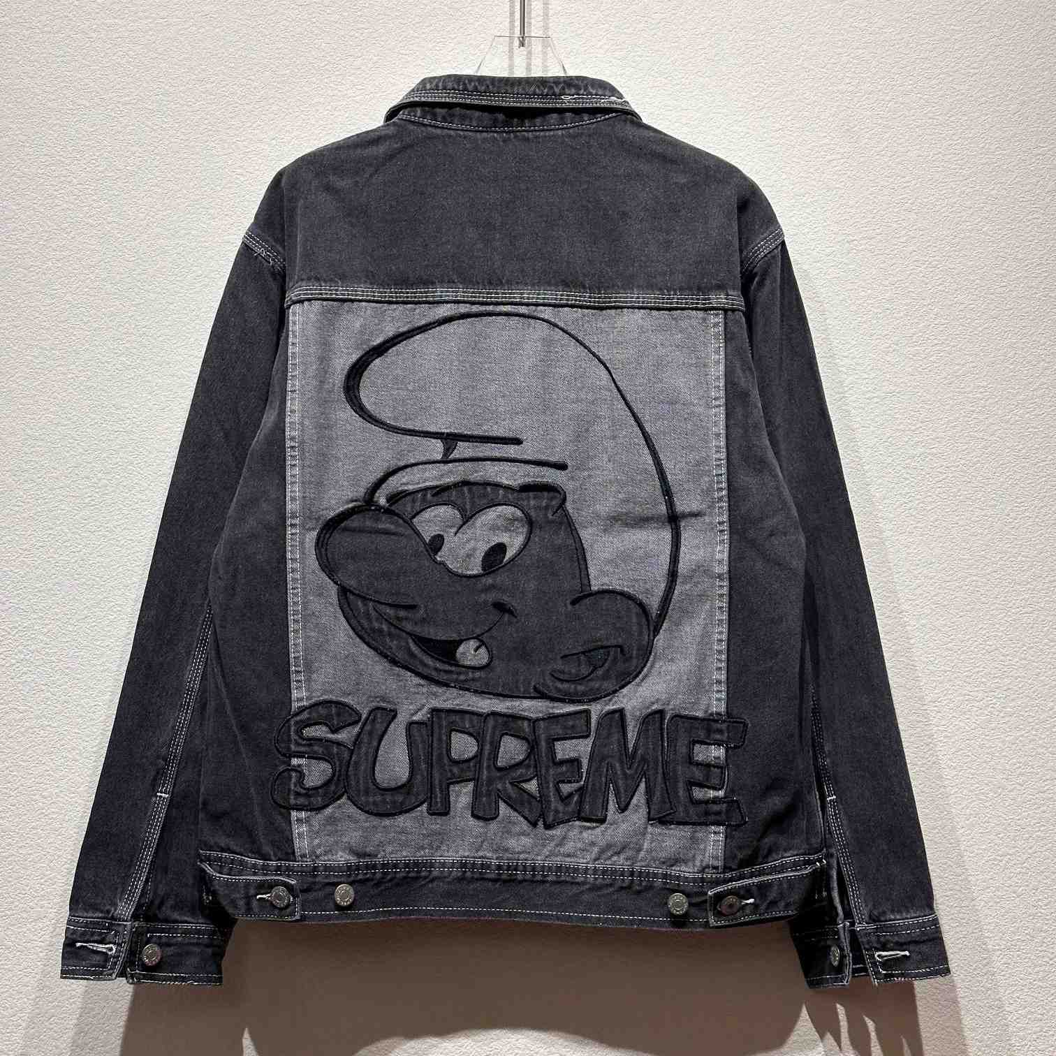 Supreme Studded Denim Trucker Jacket - EUR FASHION