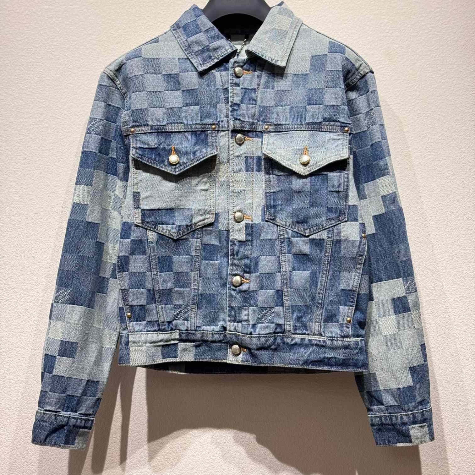 Louis Vuitton Damier Classic Denim Jacket    1AFHUX - EUR FASHION