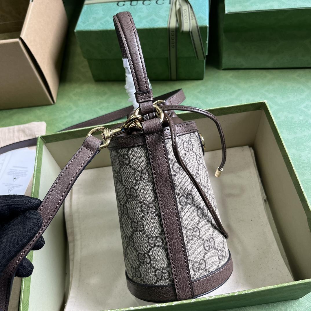 Gucci Ophidia Mini Bucket Bag  (11.5-20-8cm) - EUR FASHION