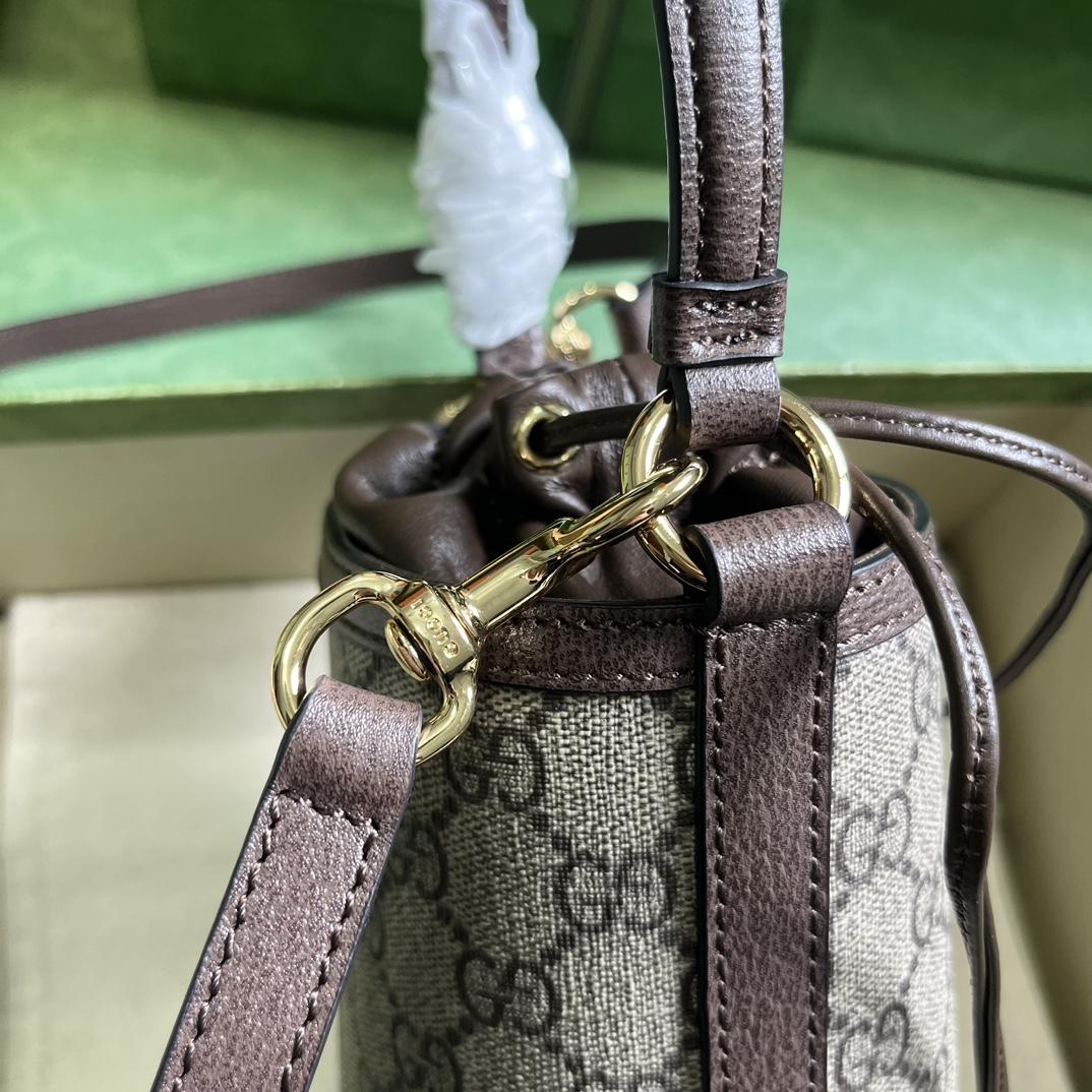 Gucci Ophidia Mini Bucket Bag  (11.5-20-8cm) - EUR FASHION