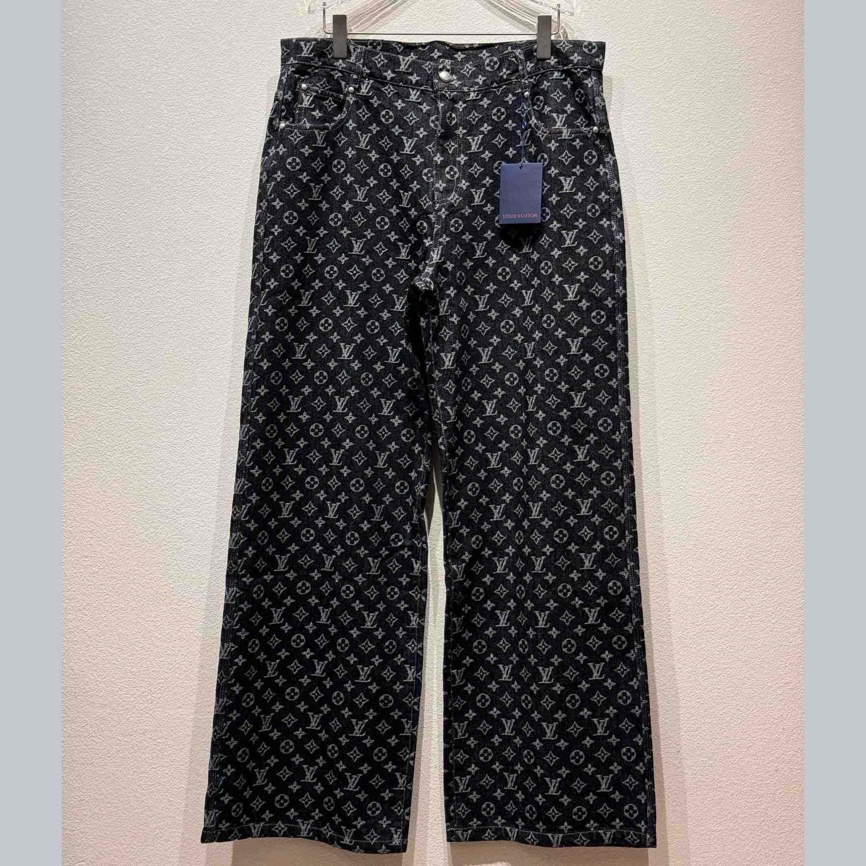 Louis Vuitton Monogram Denim Pnats - EUR FASHION