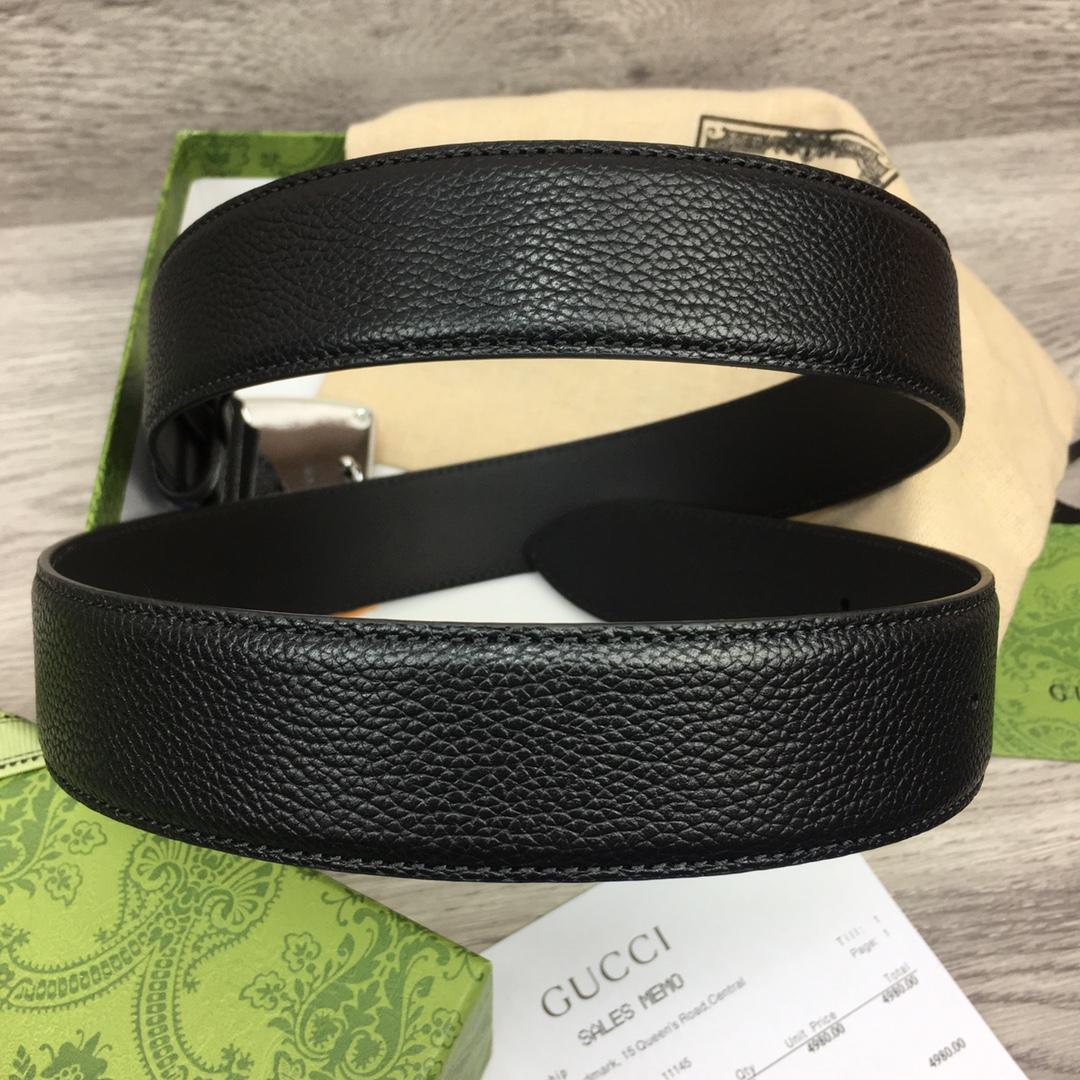 Gucci Leather Belt  35mm - EUR FASHION