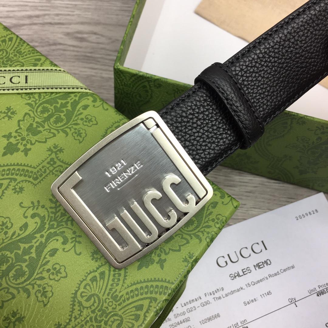 Gucci Leather Belt  35mm - EUR FASHION