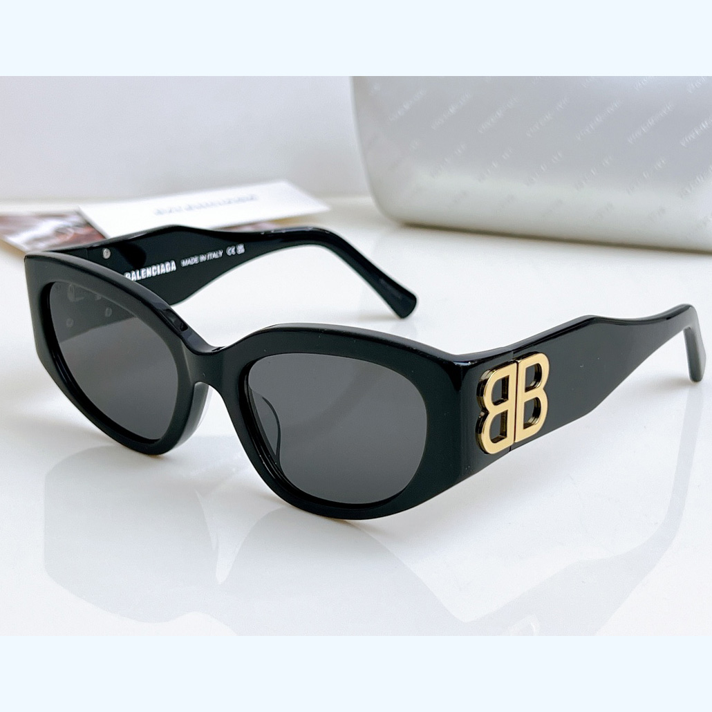 Balenciaga Bossy Round AF Sunglasses In Black - EUR FASHION