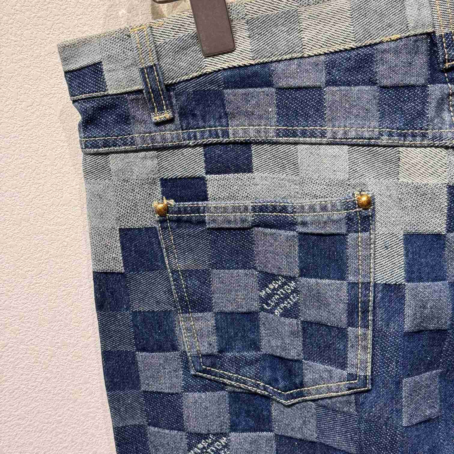 Louis Vuitton Damier Denim Shorts - EUR FASHION