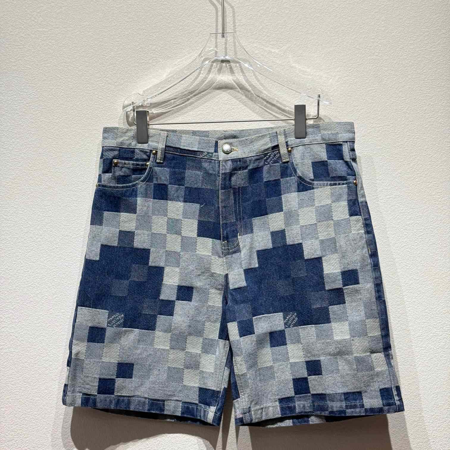 Louis Vuitton Damier Denim Shorts - EUR FASHION