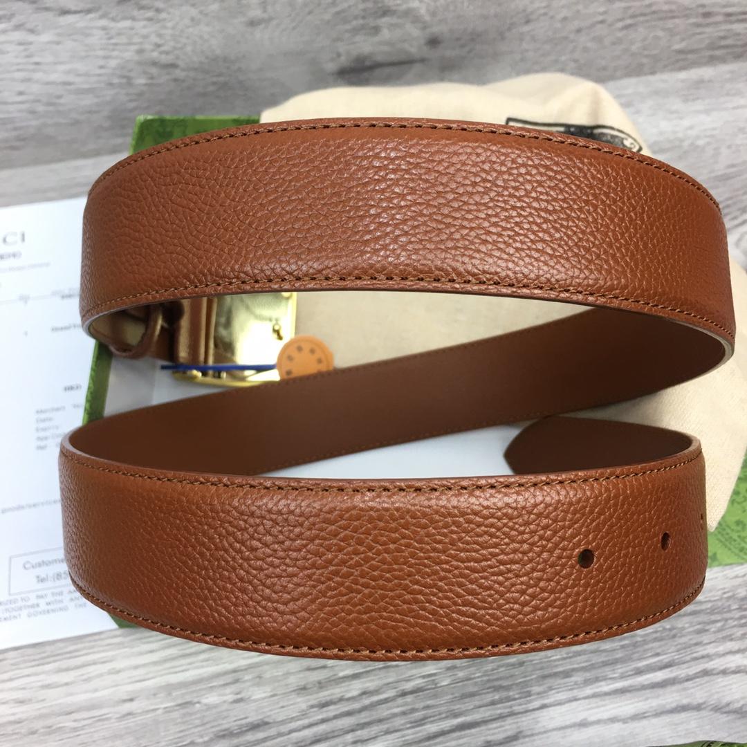 Gucci Leather Belt  35mm - EUR FASHION