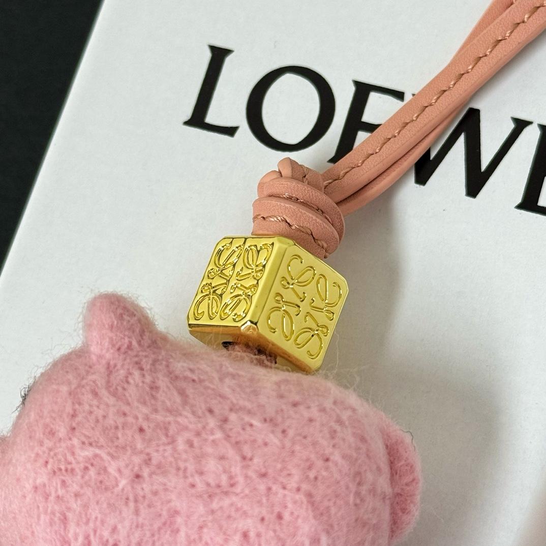 Loewe Pig Charm In Felt - EUR FASHION