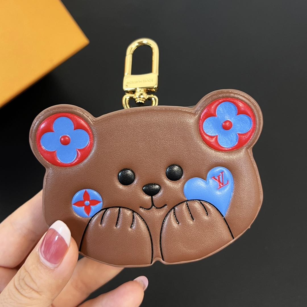 Louis Vuitton Teddy Bear Earphone Case   M01361 - EUR FASHION