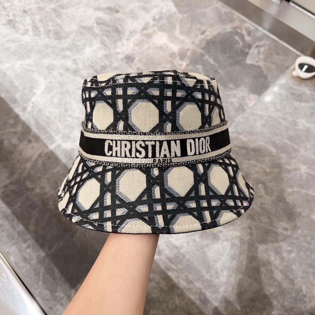 Dior D-Bobby Macrocannage Small Brim Bucket Hat - EUR FASHION