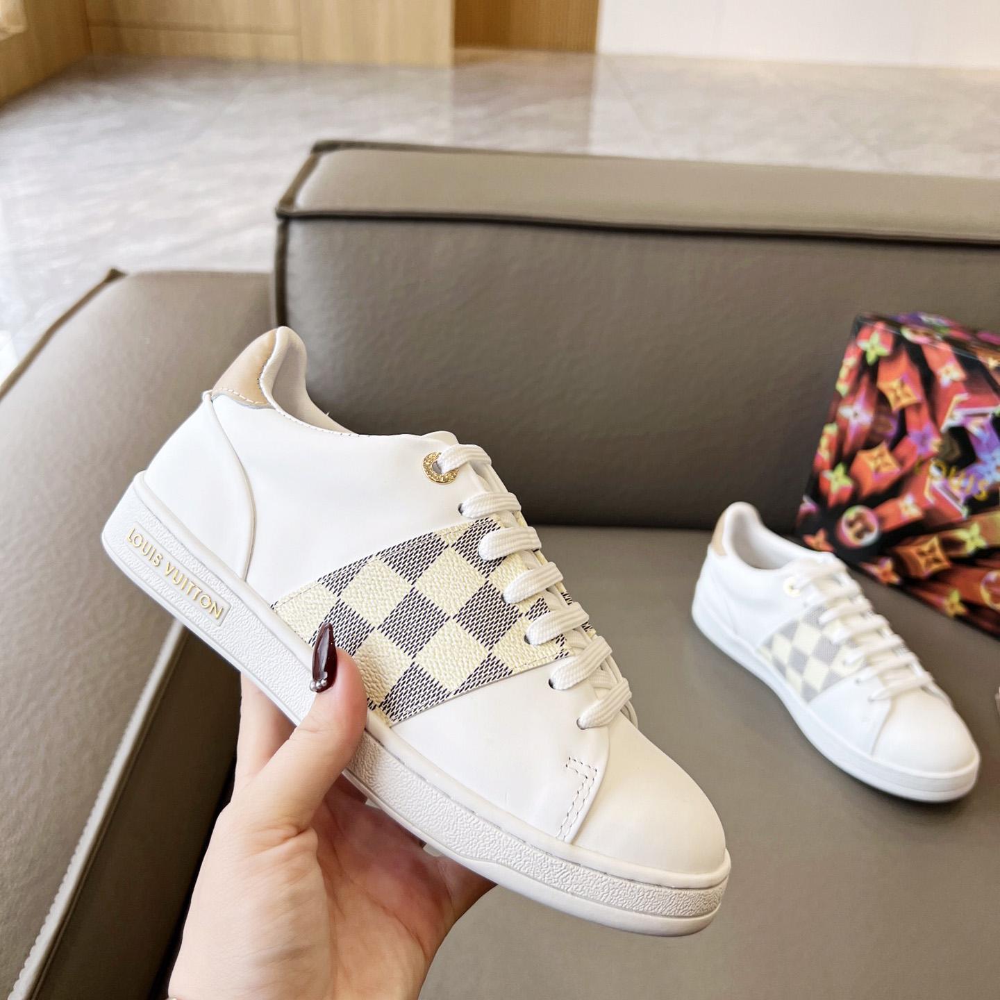 Louis Vuitton Damier Azur Front Row Sneaker - EUR FASHION