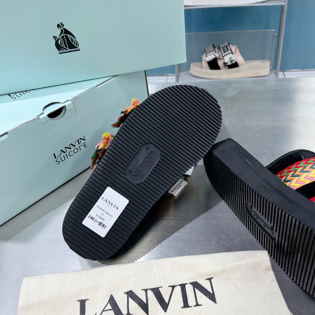 Suicoke x Lanvin Curb Woven-strap Sandals - EUR FASHION