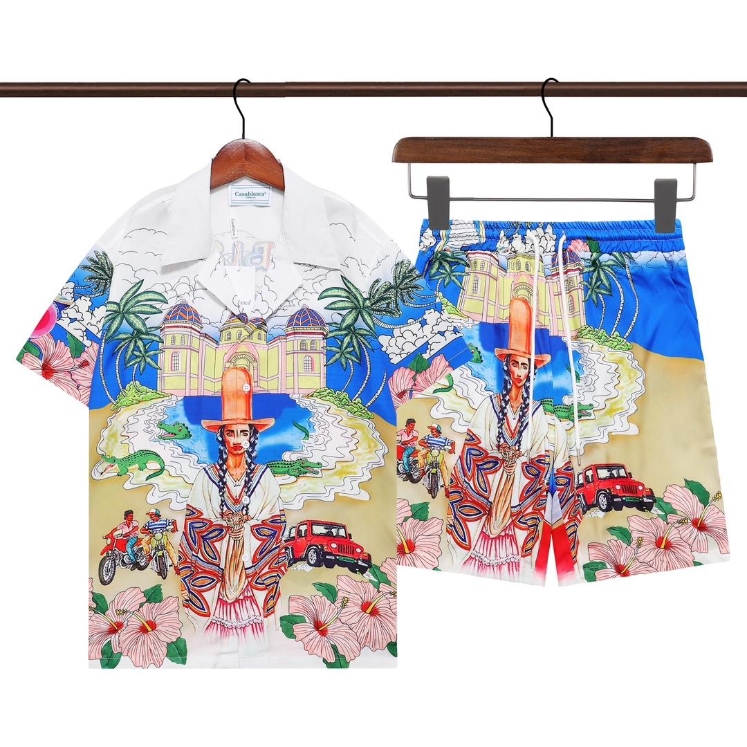 Casablanca Shirt & Shorts - EUR FASHION