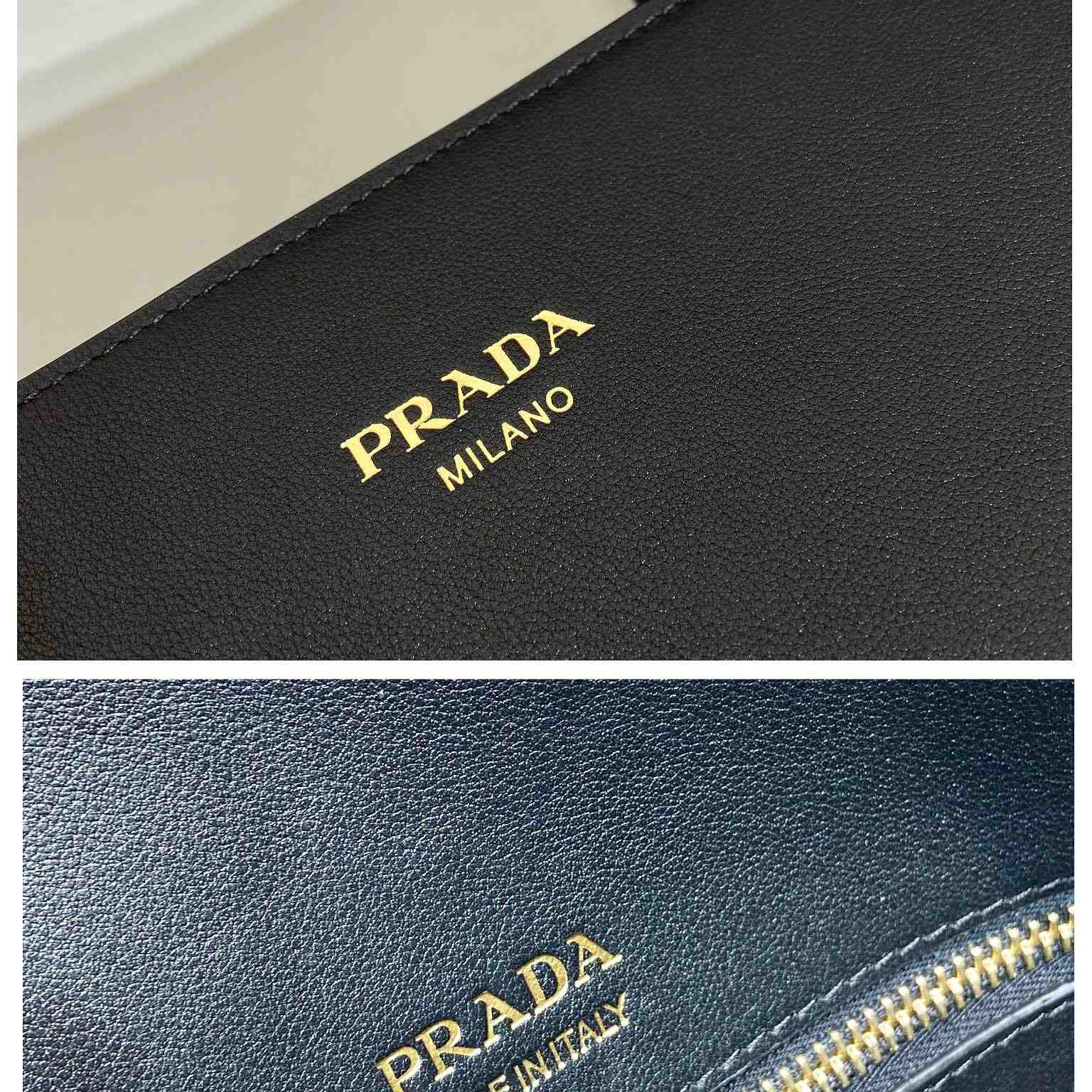 Prada Large Leather Tote Bag - EUR FASHION