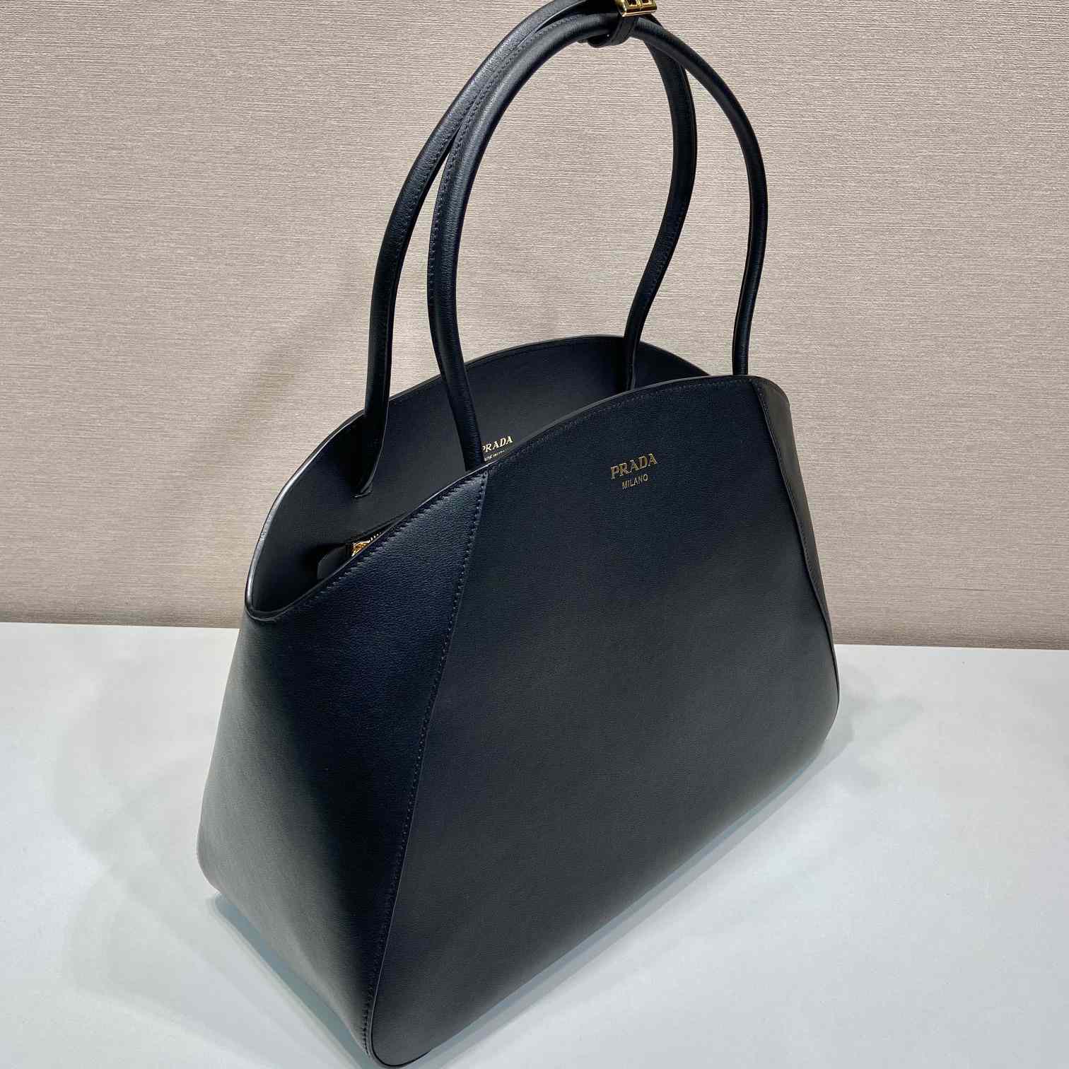 Prada Large Leather Tote Bag - EUR FASHION