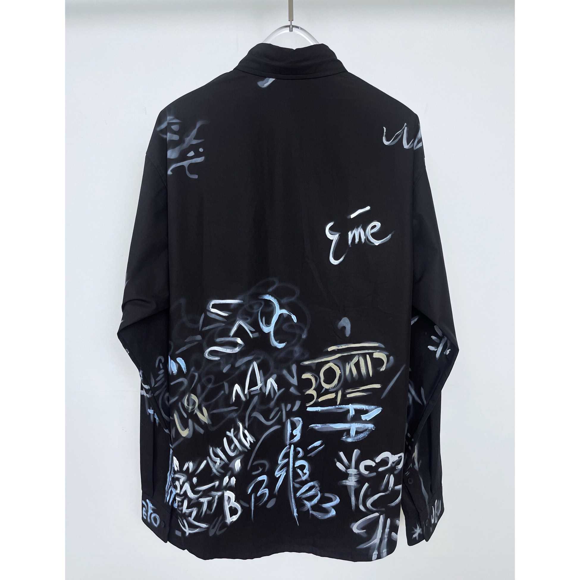 Balenciaga Logo-print Cotton Shirt - EUR FASHION