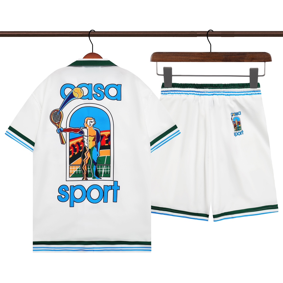 Casablanca Shirt & Shorts - EUR FASHION