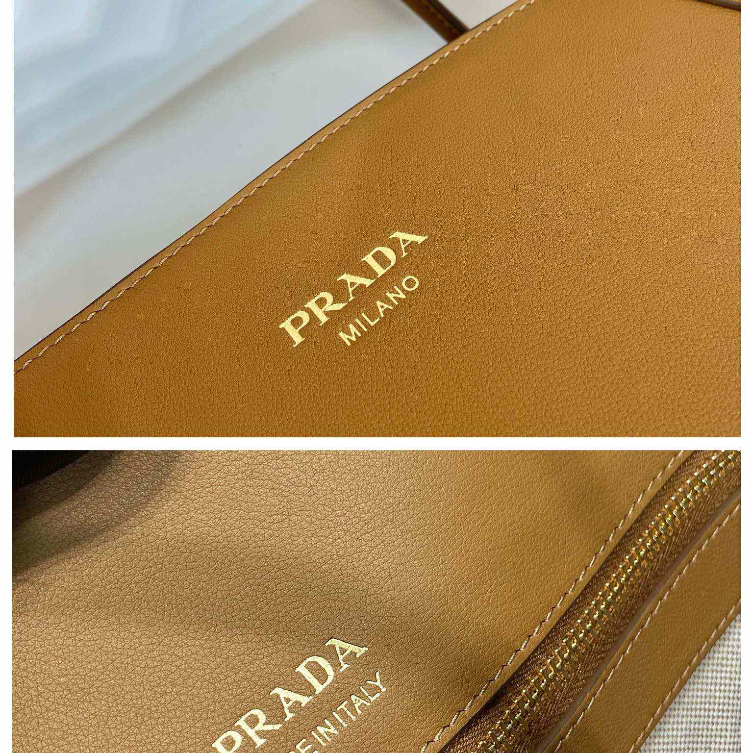 Prada Large Leather Tote Bag - EUR FASHION