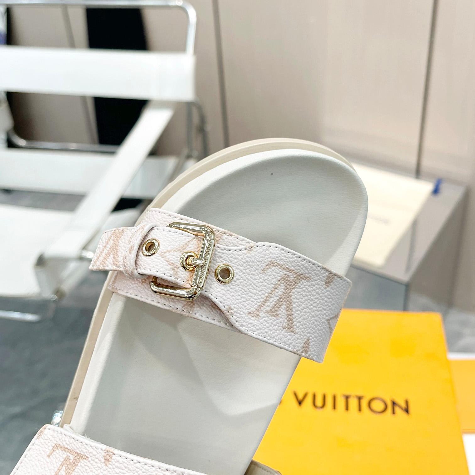 Louis Vuitton Bom Dia Flat Comfort Mule     1ACHYI - EUR FASHION